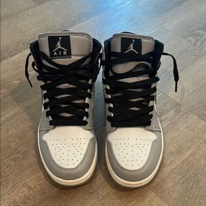 Nike Gray and White Sneakers Classic Design 8.5 without box